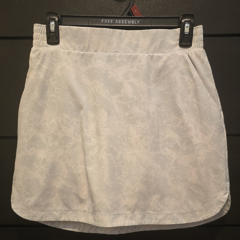 CALIA by Carrie Underwood Light Gray Mini Skirt